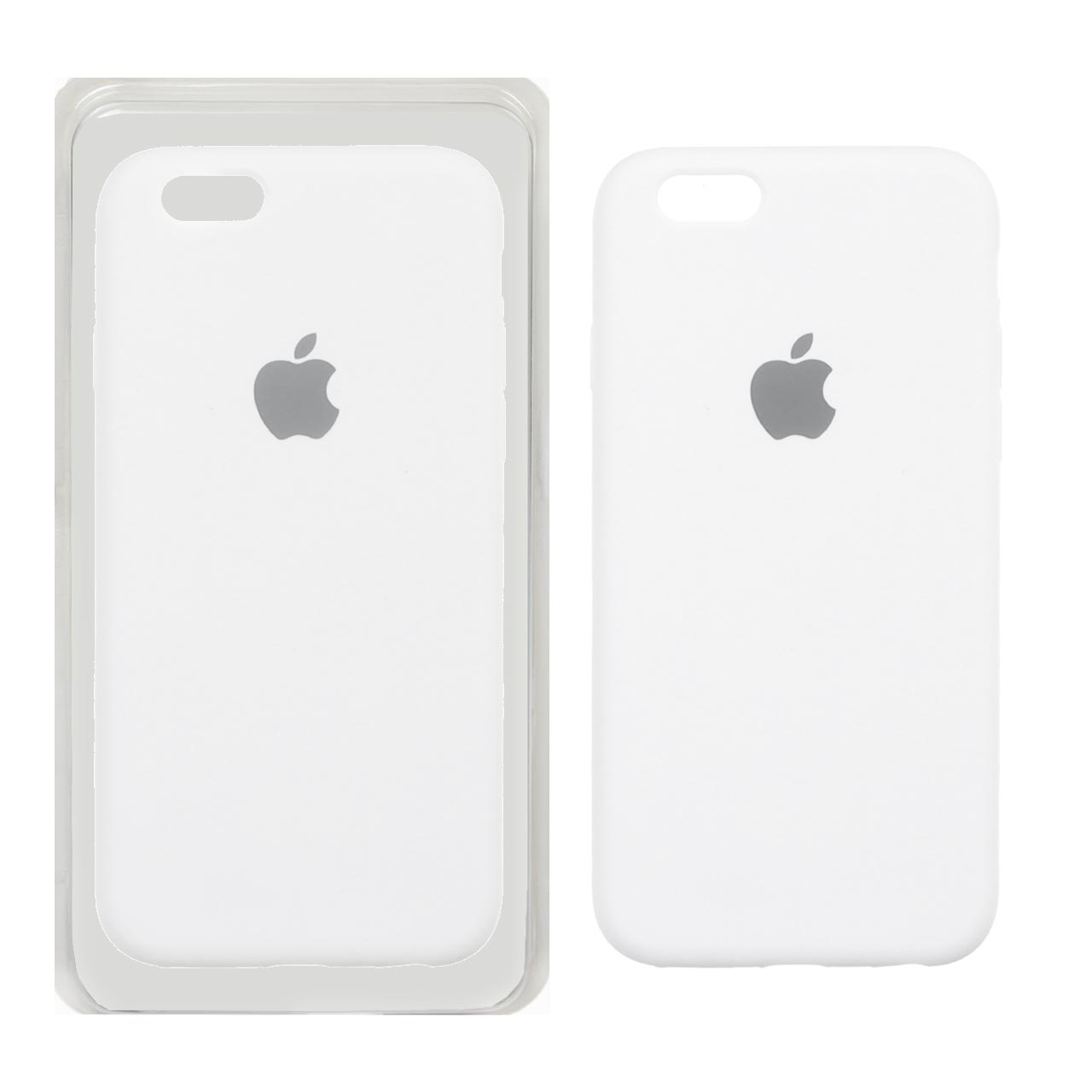 قاب سیلیکونی پاک کنی اورجینال Apple iPhone 6 / iPhone 6s - سفید (پک اصلی)